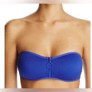 NWT Stella McCartney Neoprene & Mesh Bandeau Bikini Top